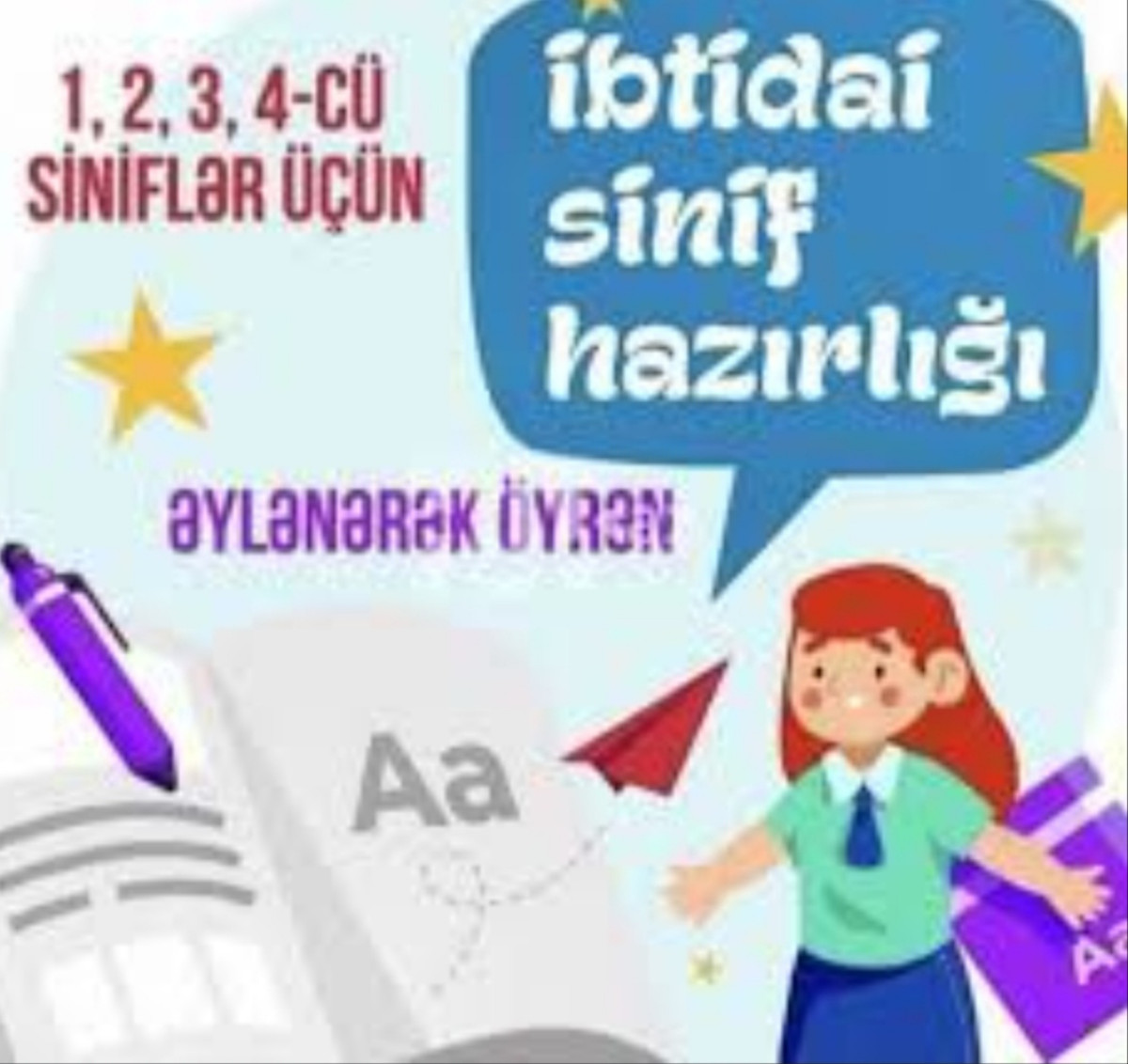 1-4 siniflərə ibtidai sinif hazirligi Övladinizin dersleri ile meşğul olmağa vaxtiniz yoxdur?
