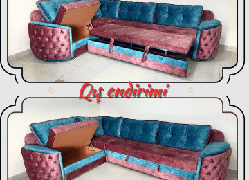 DİQQƏT! Möhtəşəm ENDİRİM!. Nəhəng Nepal künc divanı