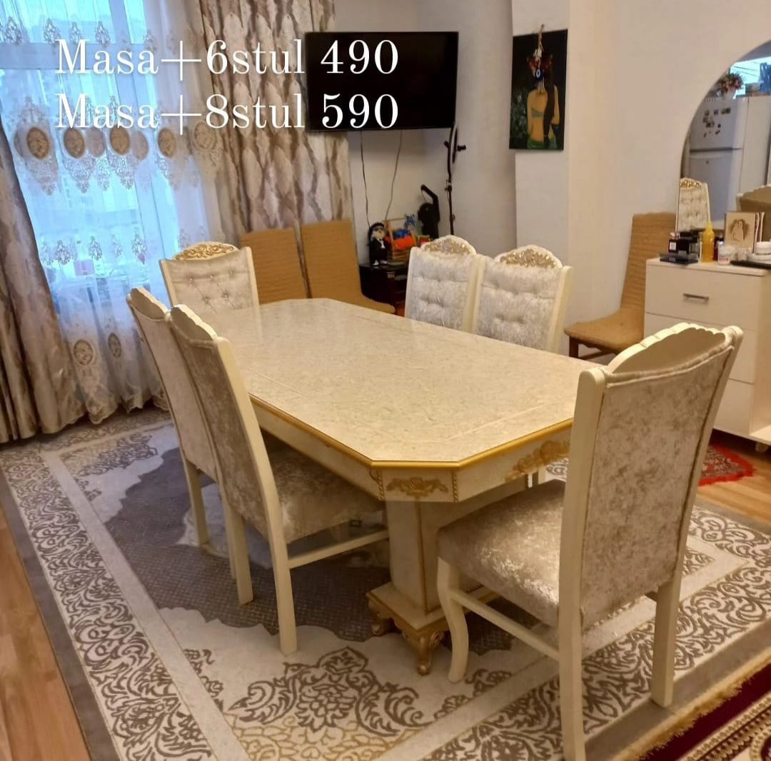 Masa və oturacaqlar Sifarişlə hazırlanır Rəng seçimi var