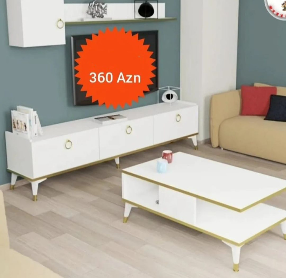 Qonaq otağı mebeli Qonaq otağı dəsti Sifarişlə hazırlanır Rəng seçimi var