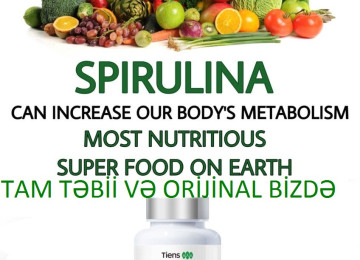 “Spirulina” -Övladlarınızın və Sizin Sağlamlığız Üçün Tam
