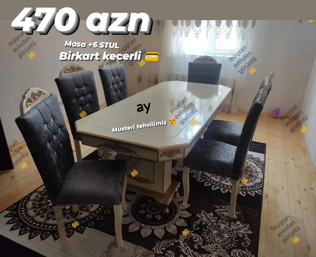 *masa desti* *stol stul* Ay sonunadək dest cəmi 470azn 📌
