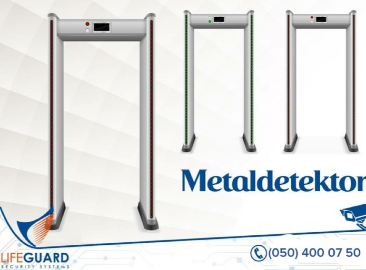 Metal detektorlar Metal detektor iki cür olur - Qapı tipli metal detektor, əl