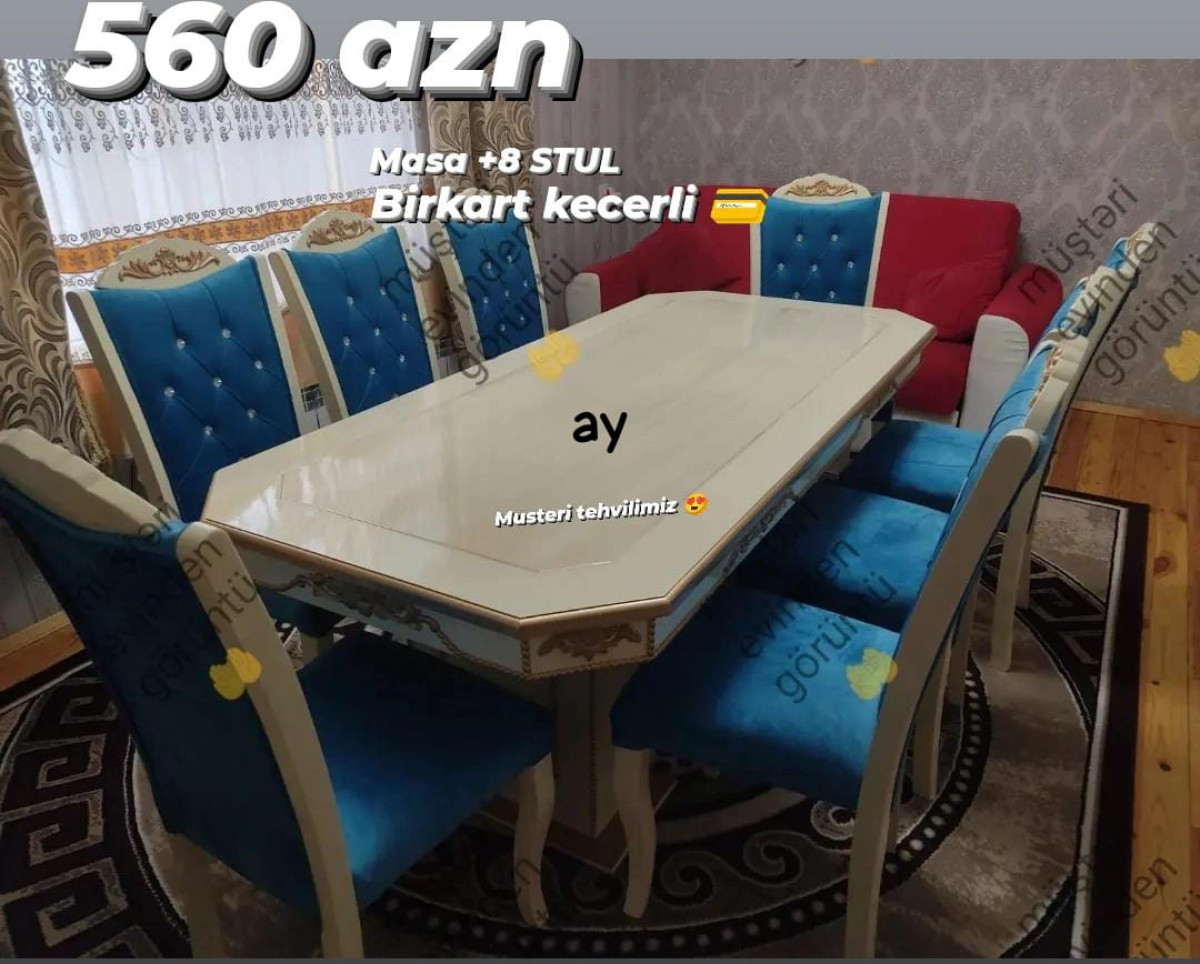 Stol stil desti *masa desti* *stol stul* Ay sonunadək dest cəmi 560azn 📌