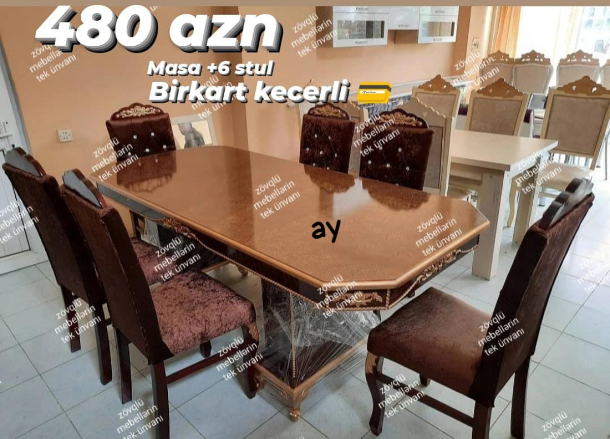 Stol stul desti *masa desti* *stol stul* Ay sonunadək dest cəmi 480 azn 📌