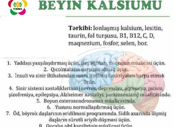 “ Beyin Fəaliyyətini və Baş-Beyinə Qan Dövranını