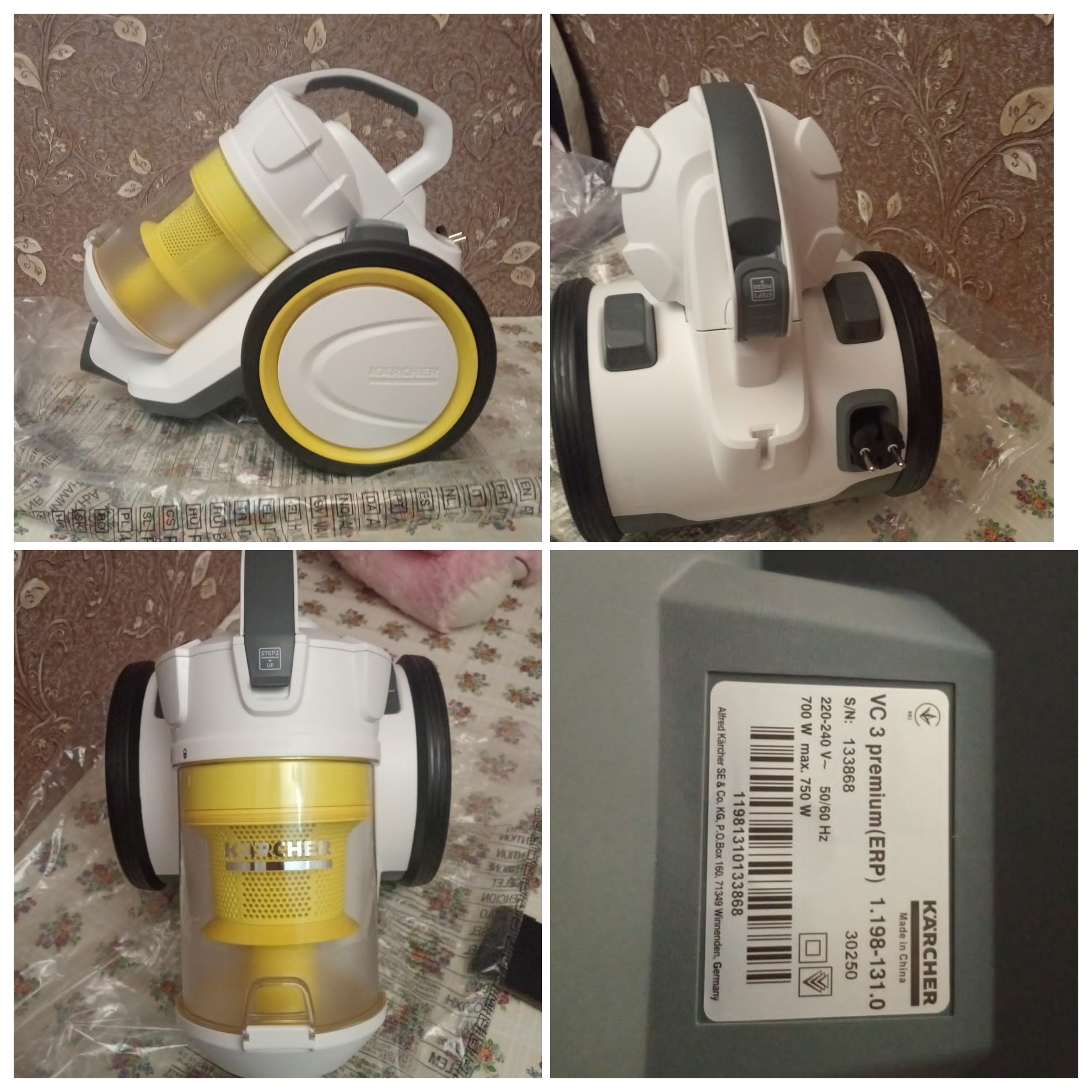 Karcher alman markası Tozsoran işlənməyib. 380 azn alınıb.