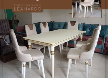Diqqət, İndi al 2 ay sonra ödə! LEANARDO masa və oturacaq