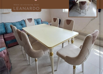 Diqqət, İndi al 2 ay sonra ödə! LEANARDO masa və oturacaq