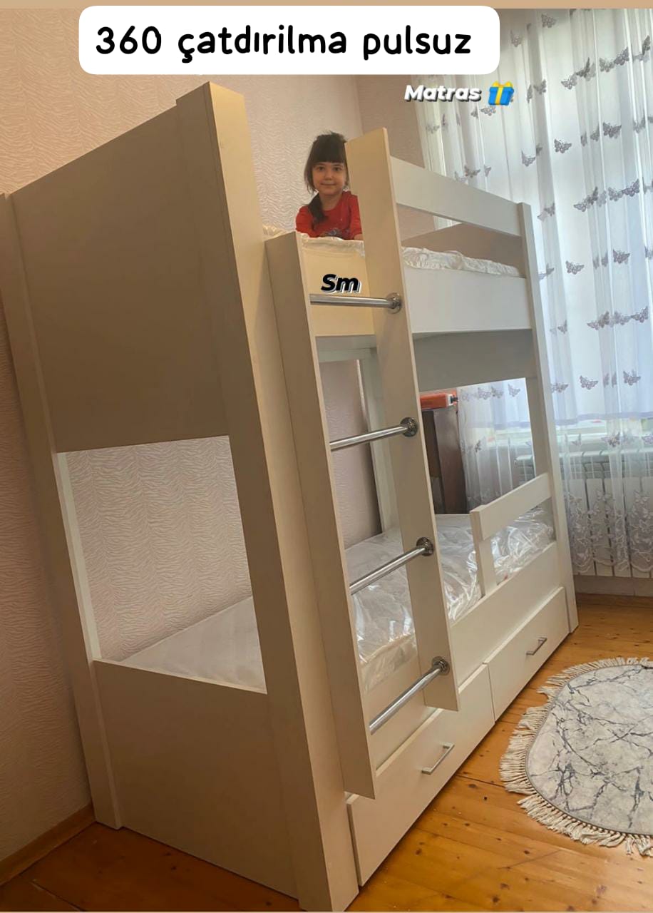 *İkimertebeli çarpayı* *Qiymət 360 azn* modellerimiz