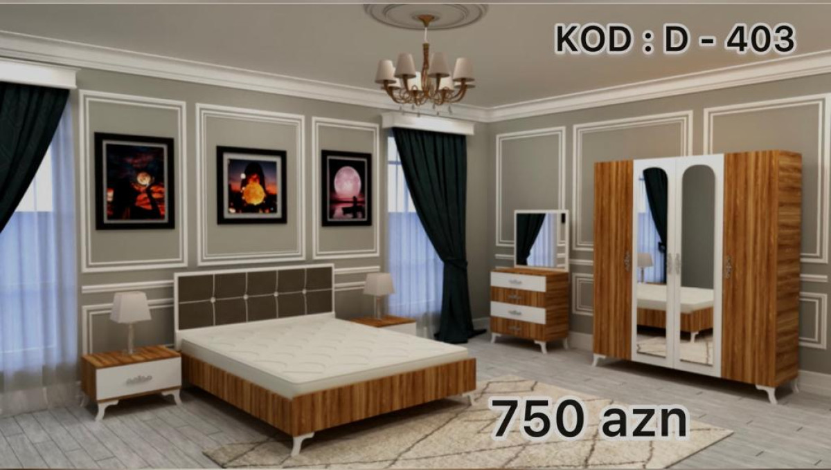 Yataq mebeli *Yataq dəsti* *Sifarişlə və yeni* Qiymət : *750₼* Dəstə