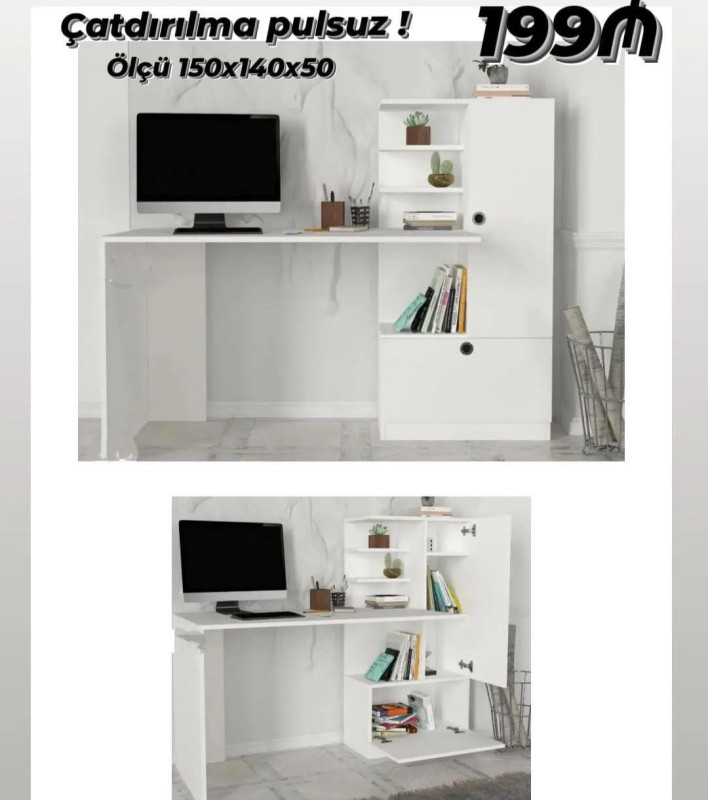 Yazi masası Yazı masası Sifarişlə hazırlanır Rəng seçimi var Ölçü