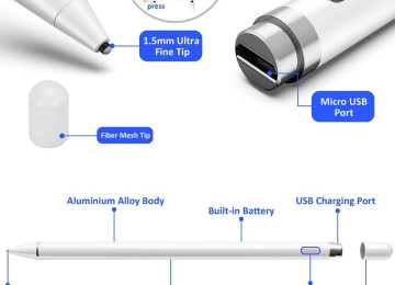 PH28 Universal Stylus Qələm Android/Iphone Telefon, Ipad,