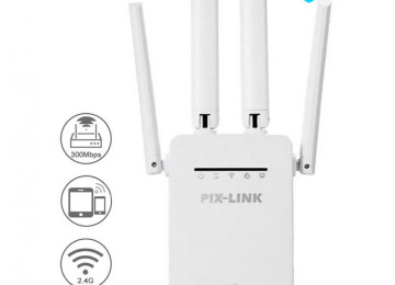 Pix-Link Wifi Siqnal Gücləndirici Artırıcı Repeater 4
