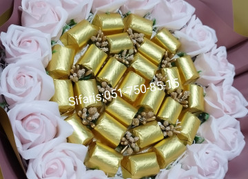 Sokolad buketleri sifarisle hazirlanir.Sifarisler en az 1-2
