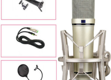 Metal Professional Mikrafon Youtube Tiktok Studia Səhnə