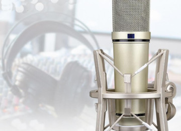 Metal Professional Mikrafon Youtube Tiktok Studia Səhnə