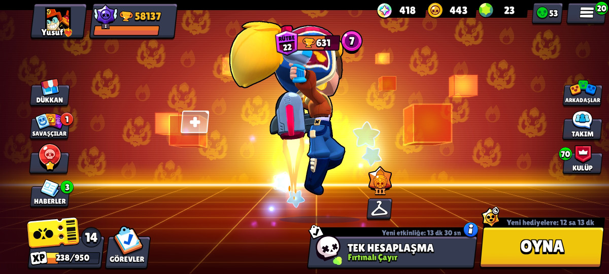 Brawl Stars Hesabın Kostümleri Full dur