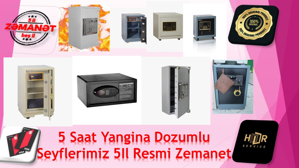 seyflerin sifarişi və catdirilmasi HooR GrouP MMC. Model Number Electronic safe