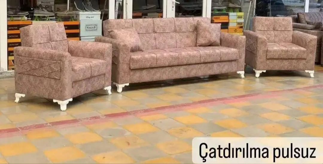 Divan kreslo dəsti Sifarişlə hazırlanır Rəng seçimi var