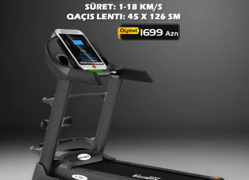 Burada bir çox qaçış trenajoru yerləşdirilmişdir, sağa