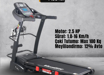 Burada bir çox qaçış trenajoru yerləşdirilmişdir, sağa