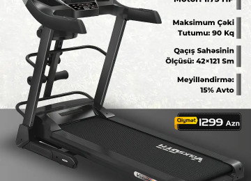 Burada bir çox qaçış trenajoru yerləşdirilmişdir, sağa