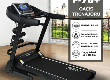 Burada bir çox qaçış trenajoru yerləşdirilmişdir, sağa