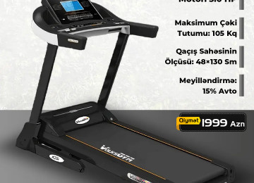 Burada bir çox qaçış trenajoru yerləşdirilmişdir, sağa