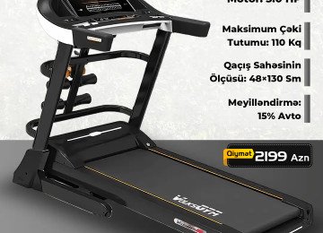 Burada bir çox qaçış trenajoru yerləşdirilmişdir, sağa