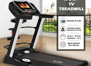 Burada bir çox qaçış trenajoru yerləşdirilmişdir, sağa