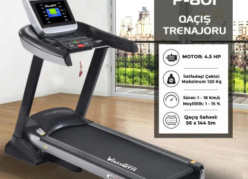 Burada bir çox qaçış trenajoru yerləşdirilmişdir, sağa