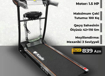 Burada bir çox qaçış trenajoru yerləşdirilmişdir, sağa