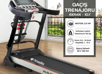 Burada bir çox qaçış trenajoru yerləşdirilmişdir, sağa