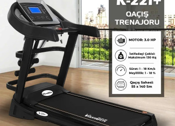 Burada bir çox qaçış trenajoru yerləşdirilmişdir, sağa