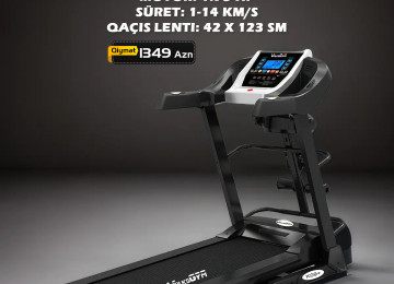 Burada bir çox qaçış trenajoru yerləşdirilmişdir, sağa