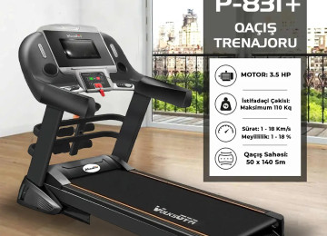 Burada bir çox qaçış trenajoru yerləşdirilmişdir, sağa