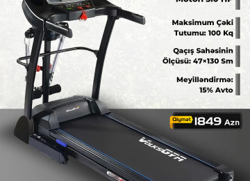 Burada bir çox qaçış trenajoru yerləşdirilmişdir, sağa