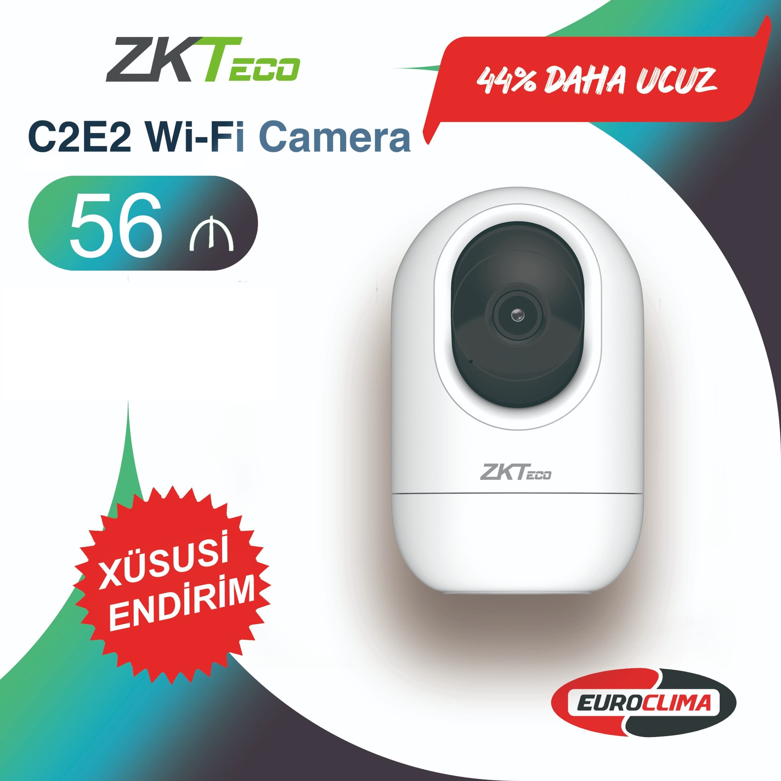 ZKTeco Wi-Fi Naqilsiz kamera C2E2 \\--\\ Nömrədə whatsapp