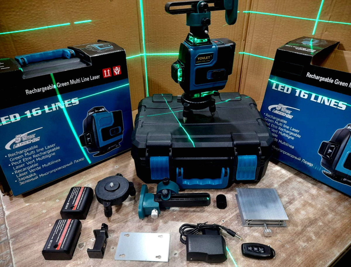 Lazer Uroven Bu model yaşıl işıqla təchiz olunmuş 360 dərəcəli, 4d olan