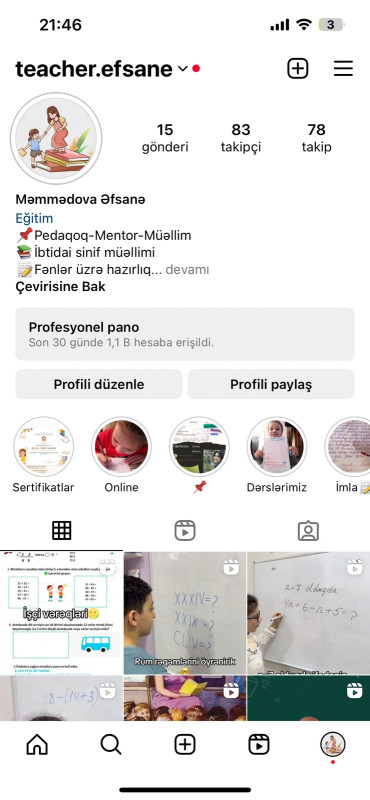 İbtidai sinif ve mektebeqeder hazırlıq Uşaqlar üçün kurslar İbtidai sinif hazırlığı Qiymət50 Azn