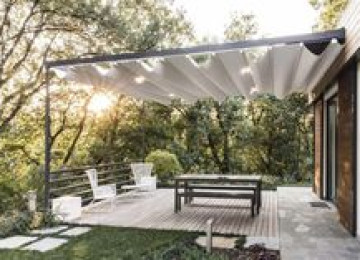 kafelərde perqola sistemlərinin quraşdırılması, ofislerde