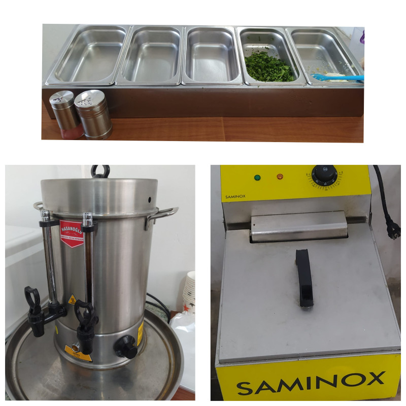 Samovar Pirojki bişirəm 100 azn satılır. İşləkdir. Dönər qabları 5