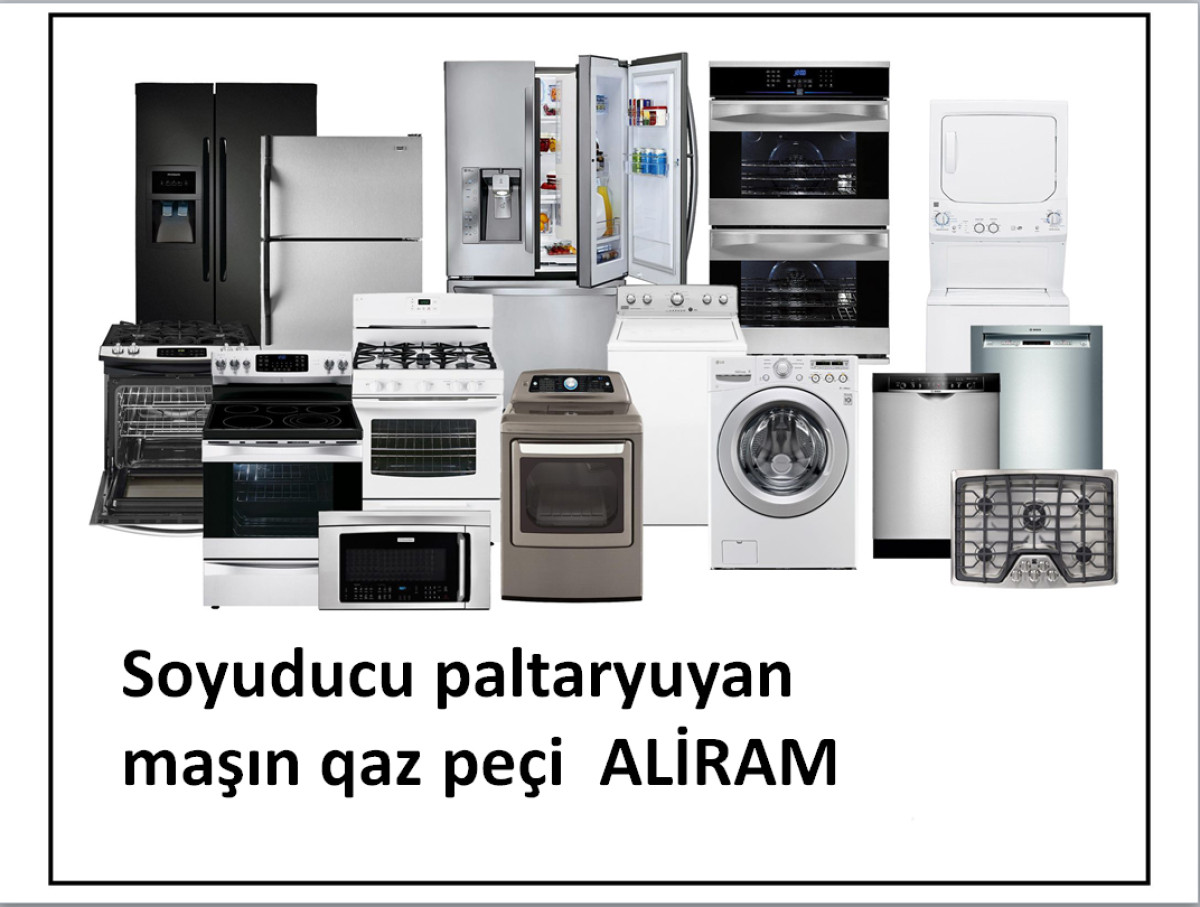 Aliram soyuducu ,kondisioner, paltaryuyan, plesos Aliram soyuducu ,kondisioner, paltaryuyan, plesos, qaz peci