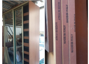 İtaliya istehsalı geyim üçün kupe dolab 1.50x2.50 sm