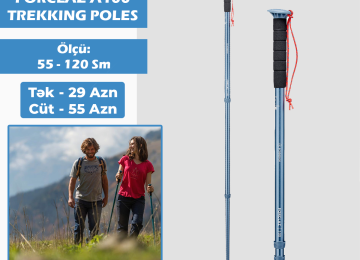 Skandinav gəzinti çubuqları (trekking poles stick) Hər