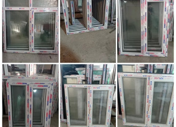 Təzə plastik pəncərələr 1.18x1.38 sm qiyməti 110 azn. Hər