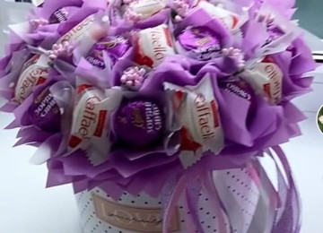 Ad gunleri ucun sokolad buketleri sifarisle