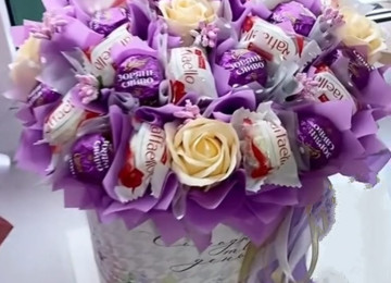 Ad gunleri ucun sokolad buketleri sifarisle