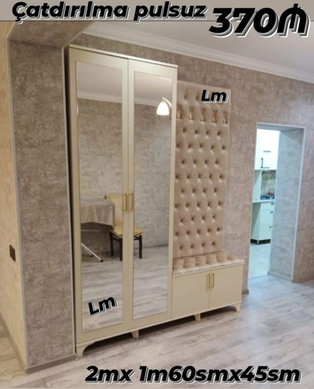 Dolab dehliz üçün *Çatdırılma+quraşdırılma xidməti şəhər daxili pulsuz* 📌